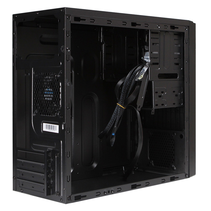 Kustom PCs CiT Black Steel Micro ATX Case With Card Reader