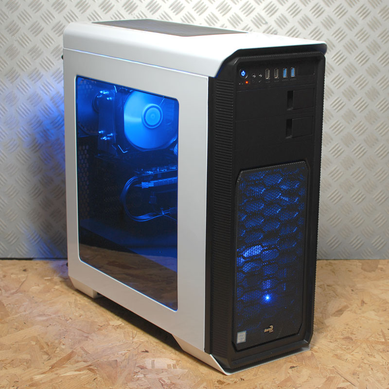 Kustom Aero 800 White i5 GTX 1070 Refurbished Kustom PCs