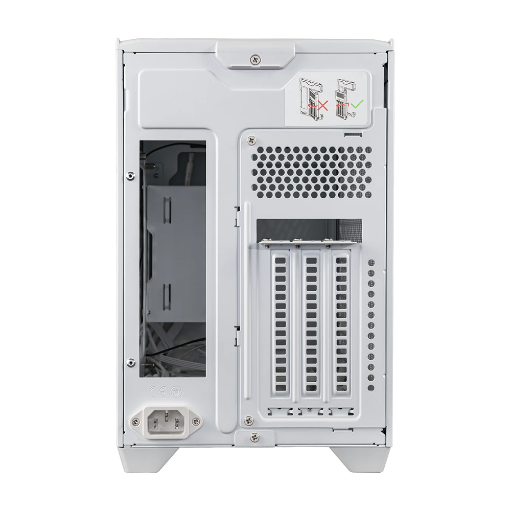 Kustom PCs - Cooler Master MasterBox NR200P V2 White Mini-ITX Case